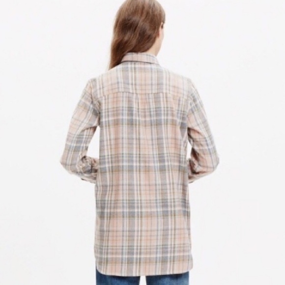 Madewell Ex-Boyfriend Flannel Shirt - Picture 2 of 8
